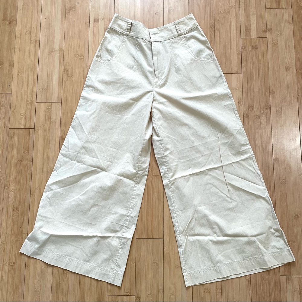 NWT Free People Wide Leg Pant Size 8 Tan Color
